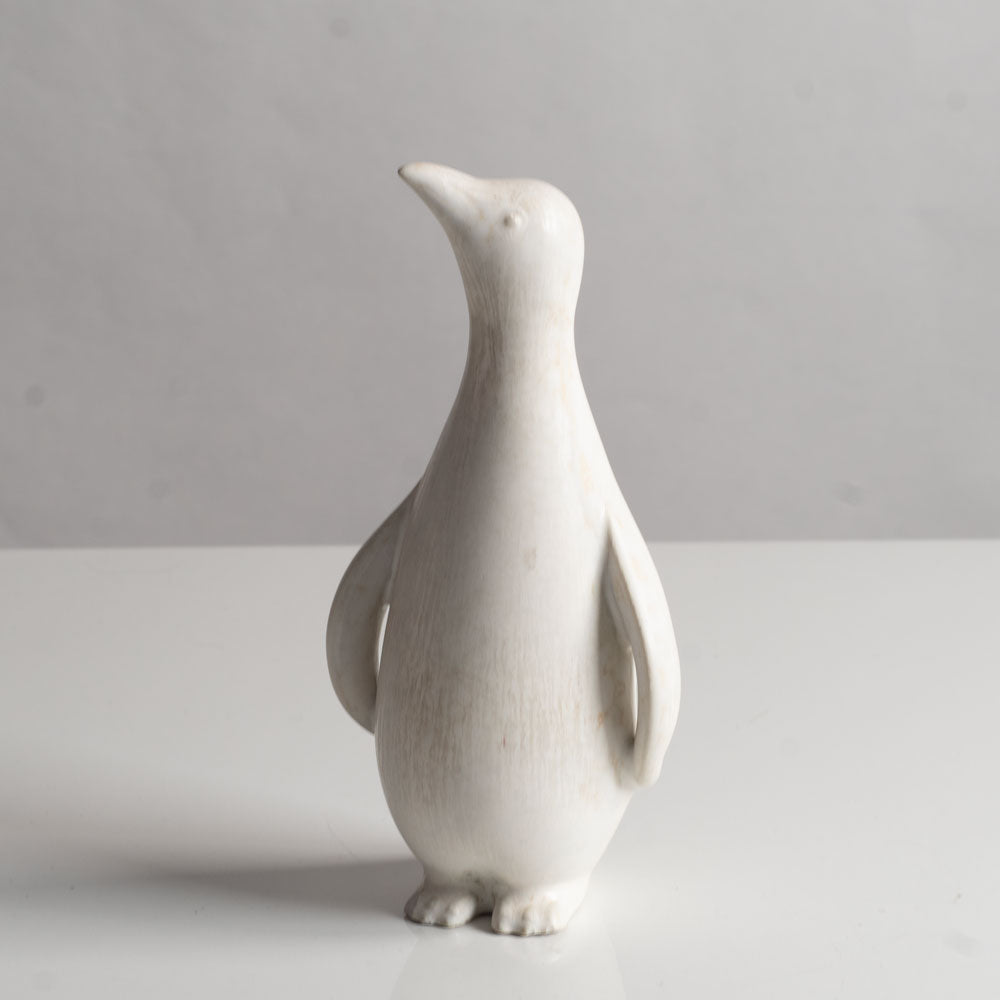 Gunnar Nylund for Rorstrand, stoneware penguin figure with white glaze K2343
