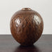 Gerd Bøgelund for Royal Copenhagen, stoneware vase with brown matte glaze K2702