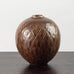 Gerd Bøgelund for Royal Copenhagen, stoneware vase with brown matte glaze K2702