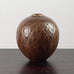 Gerd Bøgelund for Royal Copenhagen, stoneware vase with brown matte glaze K2702