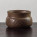 Gerd Bøgelund for Royal Copenhagen, stoneware vase with brown matte glaze K2218