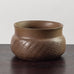 Gerd Bøgelund for Royal Copenhagen, stoneware vase with brown matte glaze K2218