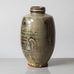 Jim Malone, UK, unique stoneware vase with pale brown glossy glaze K2177