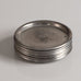 CG Hallberg, Sweden, set of seven pewter coasters L3370