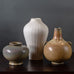 Group of three vases by Gunnar Nylund for Rorstrand, Sweden