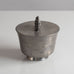 Schreuder & Olsson, Sweden, pewter deco lidded bowl L3040