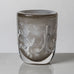 Edvin Öhrström for Orrefors, "ariel" vase in gray and clear glass K2192