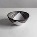 Gabriel Keramik, black and white ceramic bowl with incised decoration, Sweden