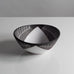 Gabriel Keramik, black and white ceramic bowl with incised decoration, Sweden