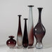 Group of Expo vases by Nils Landberg for Orrefors, Sweden