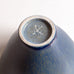 Stig Lindberg for Gustavsberg, Sweden, small vase with matte blue glaze L3609