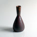 Carl Harry Stålhane for Rörstrand, Sweden, miniature vase with brown glaze M4046
