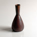 Carl Harry Stålhane for Rörstrand, Sweden, miniature vase with brown glaze M4046