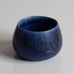 Carl Harry Stålhane for Rörstrand, Sweden, miniature bowl with blue haresfur glaze M4072
