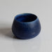 Carl Harry Stålhane for Rörstrand, Sweden, miniature bowl with blue haresfur glaze M4072