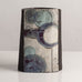 Katy O'Neil, UK stoneware rectangular vase with blue, gray and brown glaze L3990