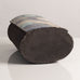 Katy O'Neil, UK stoneware rectangular vase with blue, gray and brown glaze L3990