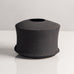 Dan Kelly, UK unique stoneware vase with matte black glaze L4011