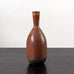 Six vases by Carl Harry Stålhane for Rörstrand, Sweden with reddish brown glaze