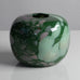 Gro Bergslien for Hadeland, Norway, hand blown vase in green and pink glass M4085