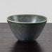 Carl Harry Stålhane for Rörstrand, Sweden, small bowl with blue gray glaze J1527