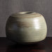 Heiner Balzar, Germany, very large vase with pale brown/beige haresfur glaze E7261