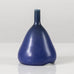 Carl Harry Stålhane for Rörstrand blue stoneware vase D6108