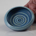 Gunnar Nylund for Rörstrand, Sweden, stoneware miniature bowl with blue patterned glaze K2600