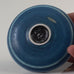 Gunnar Nylund for Rörstrand, Sweden, stoneware miniature bowl with blue patterned glaze K2600