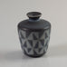 Gunnar Nylund for Rorstrand, Sweden, miniature stoneware vase with blue pattern K2598