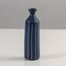 Gunnar Nylund for Rörstrand, Sweden, stoneware cabinet vase with blue and white stripes K2599