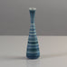 Gunnar Nylund for Rörstrand, Sweden, stoneware cabinet vase with blue and white stripes K2642