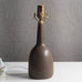 Palshus, Denmark, stoneware lamp base with brown haresfur glaze L3225