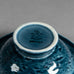 Vilhelm Bjerke Petersen for Rörstrand, Sweden, bowl with blue and black glaze H1278