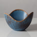 Gunnar Nylund for Rörstrand, Sweden, ceramic bowl with blue and brown glaze K2129