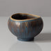 Gunnar Nylund for Rörstrand, Sweden, ceramic bowl with blue and brown glaze K2476