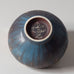 Gunnar Nylund for Rörstrand, Sweden, ceramic bowl with blue and brown glaze K2476