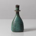 Stig Lindberg for Gustavsberg, Sweden, cabinet vase with matte blue-green and black glaze J1152