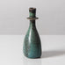 Stig Lindberg for Gustavsberg, Sweden, cabinet vase with matte blue-green and black glaze J1152