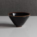 Nils Thorsson for Royal Copenhagen, stoneware bowl with black and brown tenmoku glaze L3400