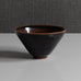 Nils Thorsson for Royal Copenhagen, stoneware bowl with black and brown tenmoku glaze L3400