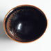 Nils Thorsson for Royal Copenhagen, stoneware bowl with black and brown tenmoku glaze L3400