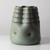 Gustavo Pérez, own studio, Mexico, undulating vessel with matte gray-green glaze K2567