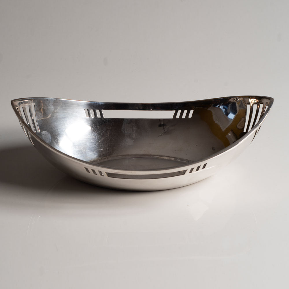 Berndorf Metalwork, Austria, silver plate basket K2063