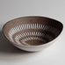 Ingrid Atterberg for Uppsala, Sweden, stoneware bowl partially glazed with white glaze K2383