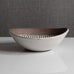 Ingrid Atterberg for Uppsala, Sweden, stoneware bowl partially glazed with white glaze K2383