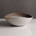 Ingrid Atterberg for Uppsala, Sweden, stoneware bowl partially glazed with white glaze K2383