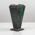 Just Andersen for GAB, Sweden, bronze square footed vase K2742