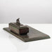 Sune Backstroms, Sweden, bronze inkwell with tray K2848