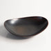 Carl Harry Stålhane for Rörstrand, Sweden, stoneware bowl with matte black and red glaze M4100